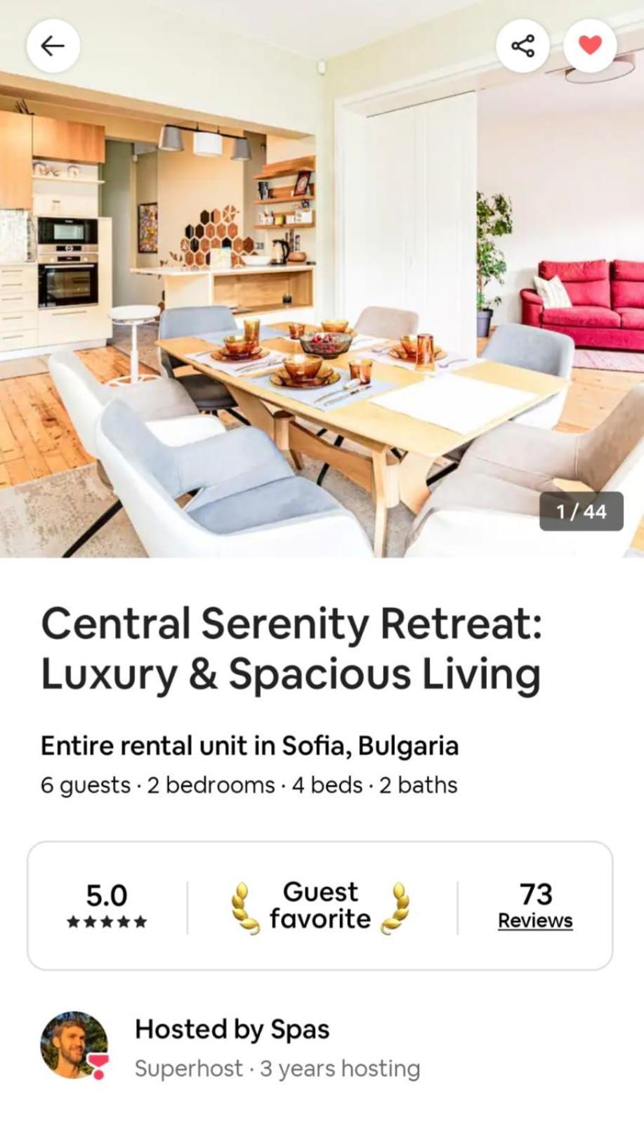 Luxury And Spacious Apartment At The Hearth Of The City Sofia Zewnętrze zdjęcie